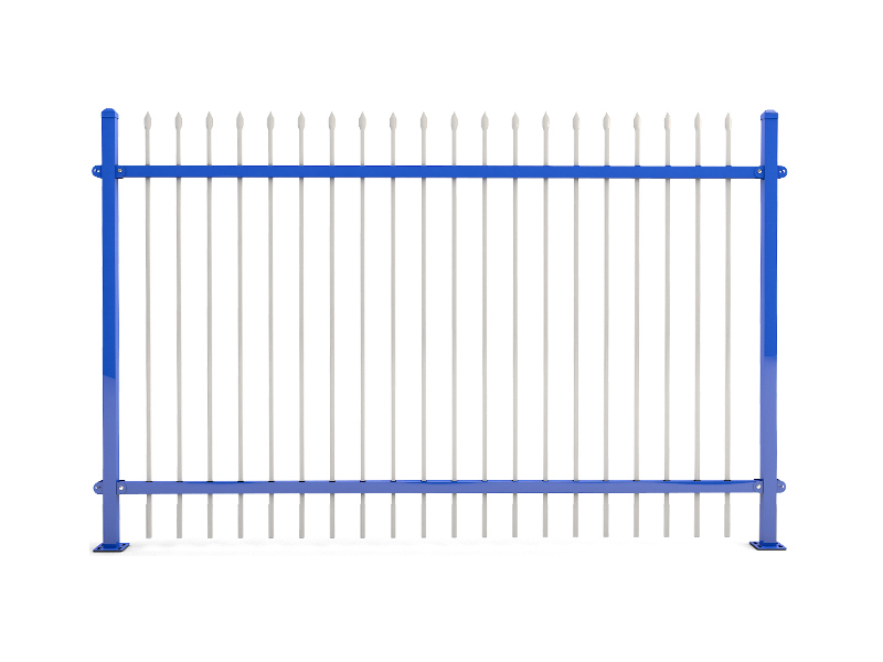 雙橫桿別墅鋅鋼柵欄圖片
