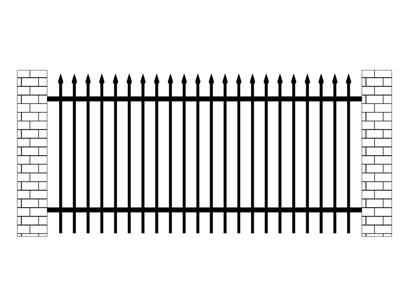 廠區鋅鋼圍欄圖片